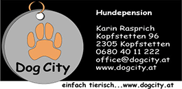 Einfach tierisch ... www.dogcity.at